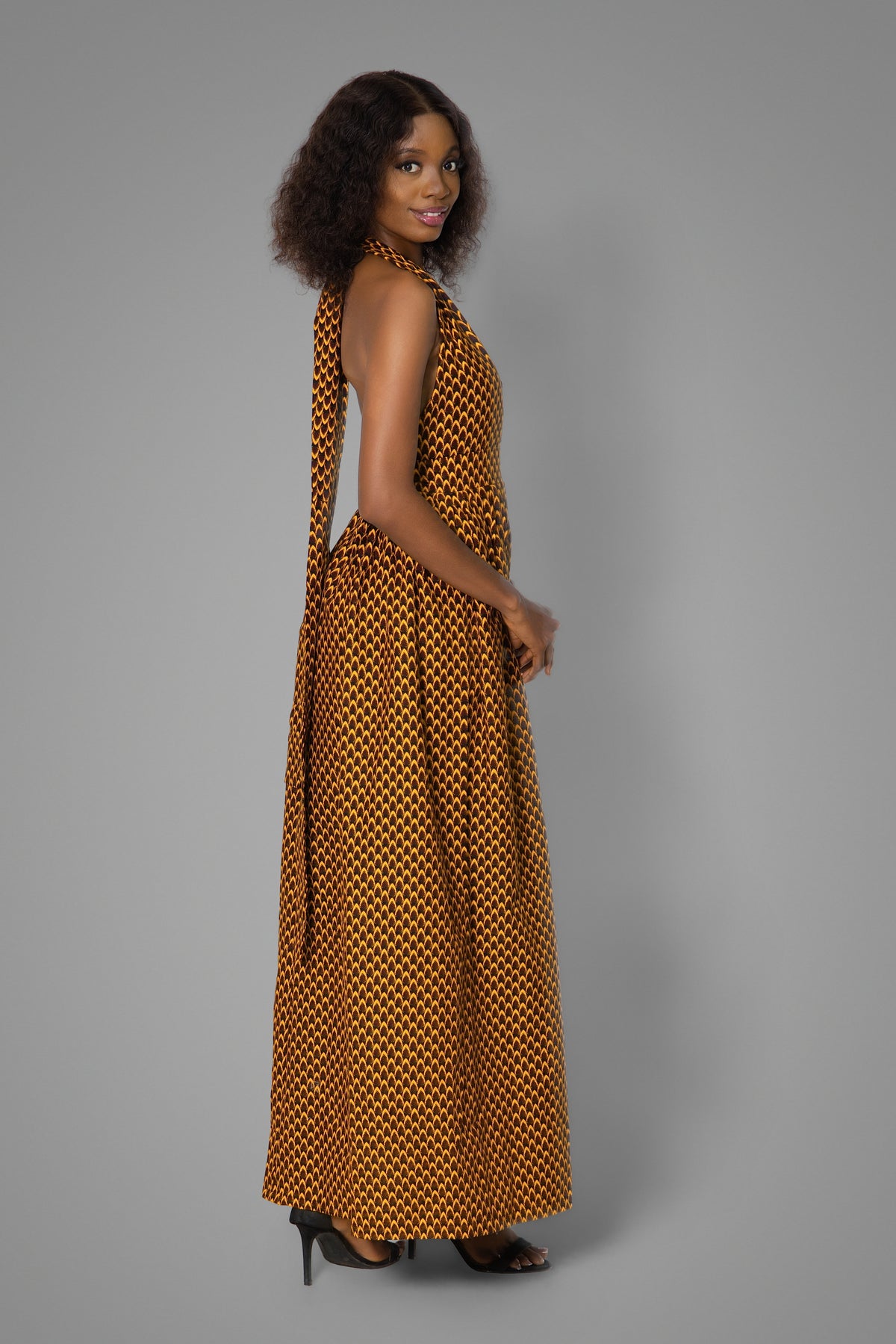 Original Wax Hollandais Palm Fruit Premium Cotton Dress