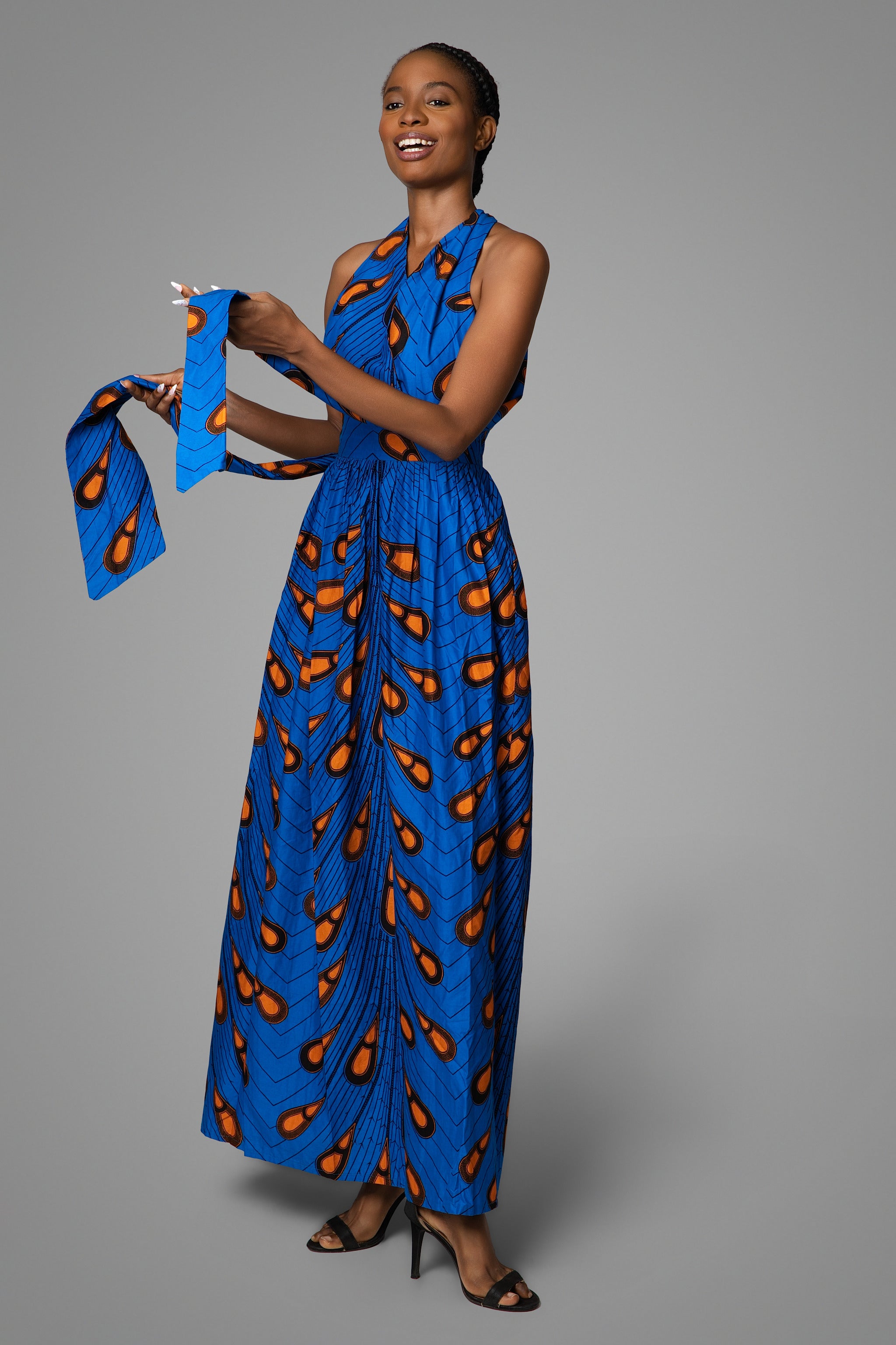 Original Wax Hollandais - Electric Bulb Premium Cotton Dress