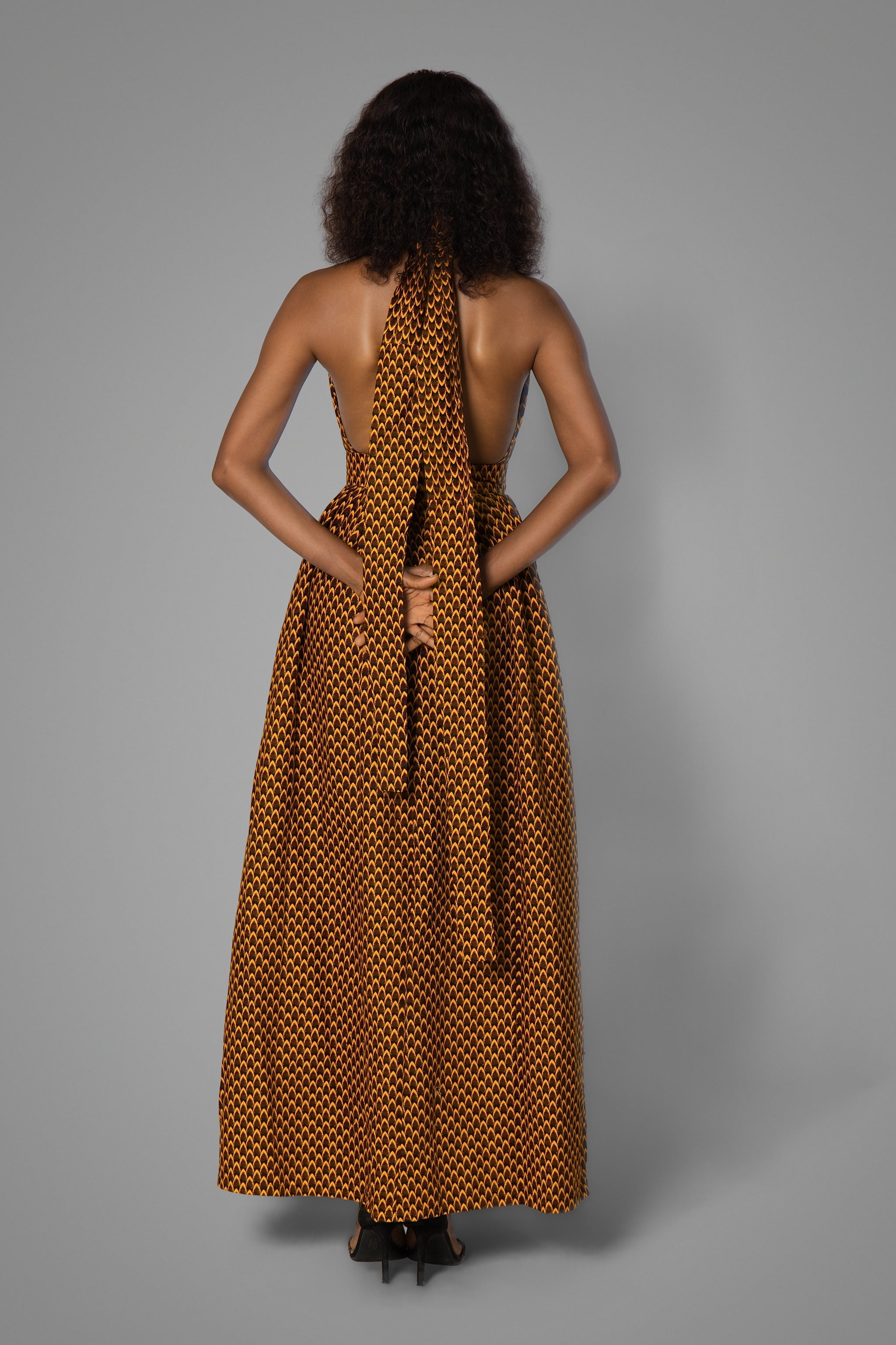 Original Wax Hollandais Palm Fruit Premium Cotton Dress