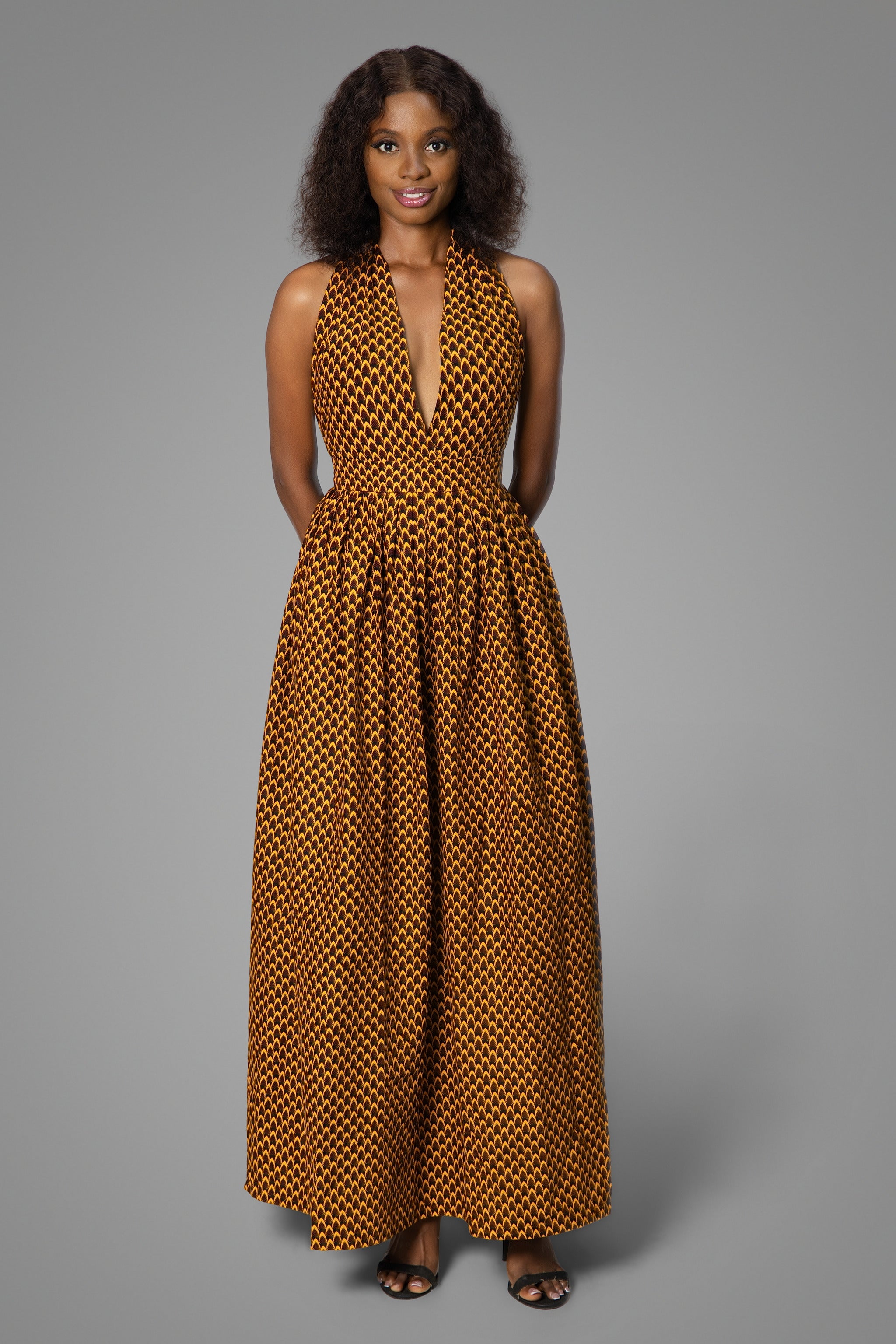 Original Wax Hollandais Palm Fruit Premium Cotton Dress