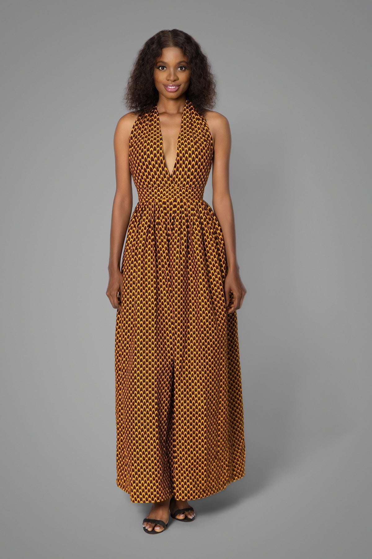 Original Wax Hollandais Palm Fruit Premium Cotton Dress