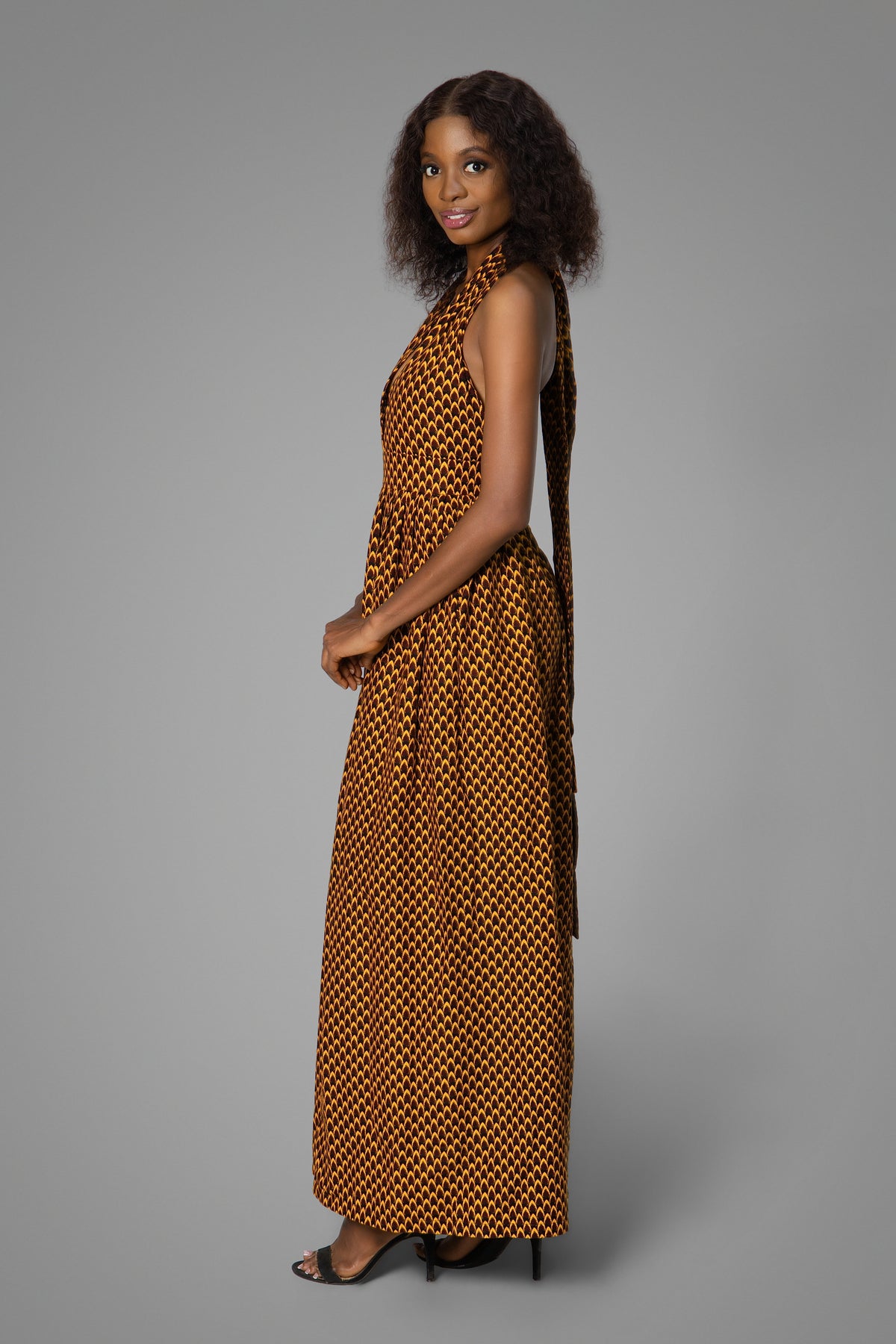 Original Wax Hollandais Palm Fruit Premium Cotton Dress