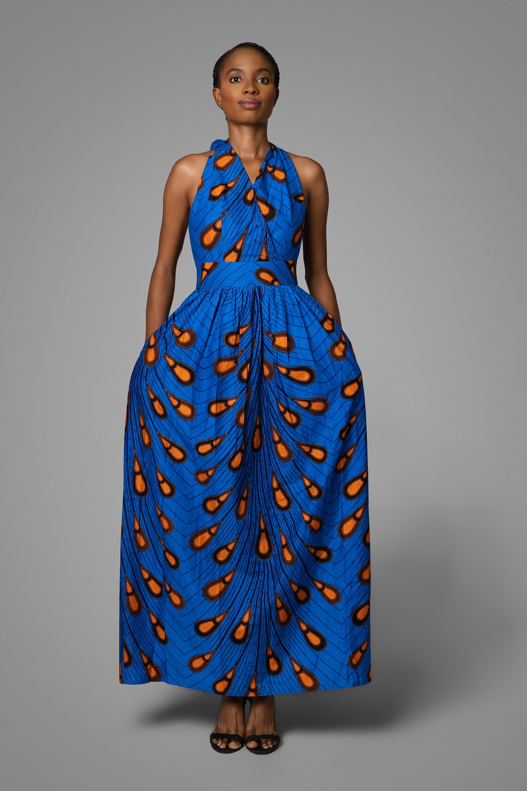 Original Wax Hollandais - Electric Bulb Premium Cotton Dress