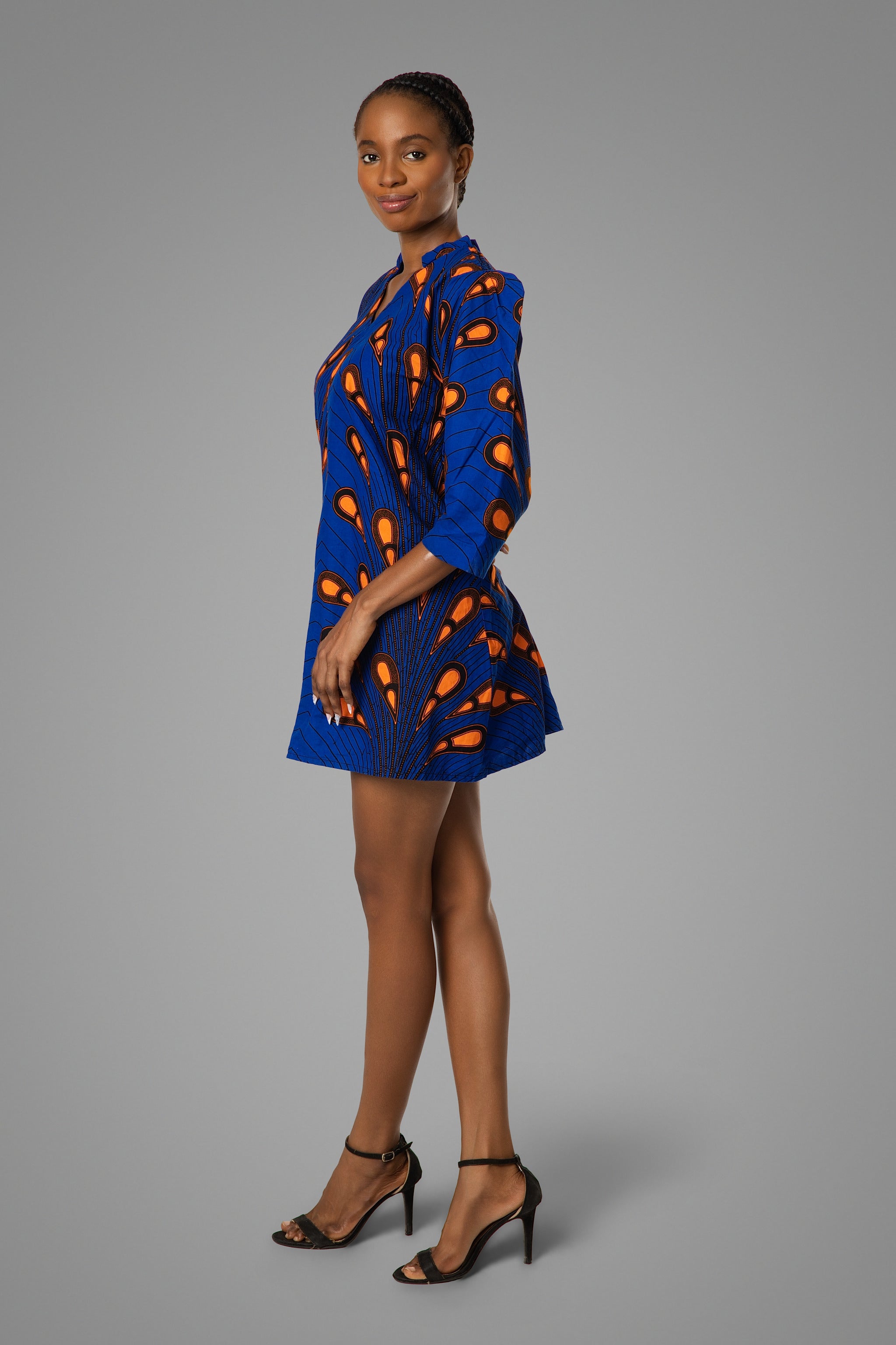 Light Bulb Short Dress - Long Sleeves