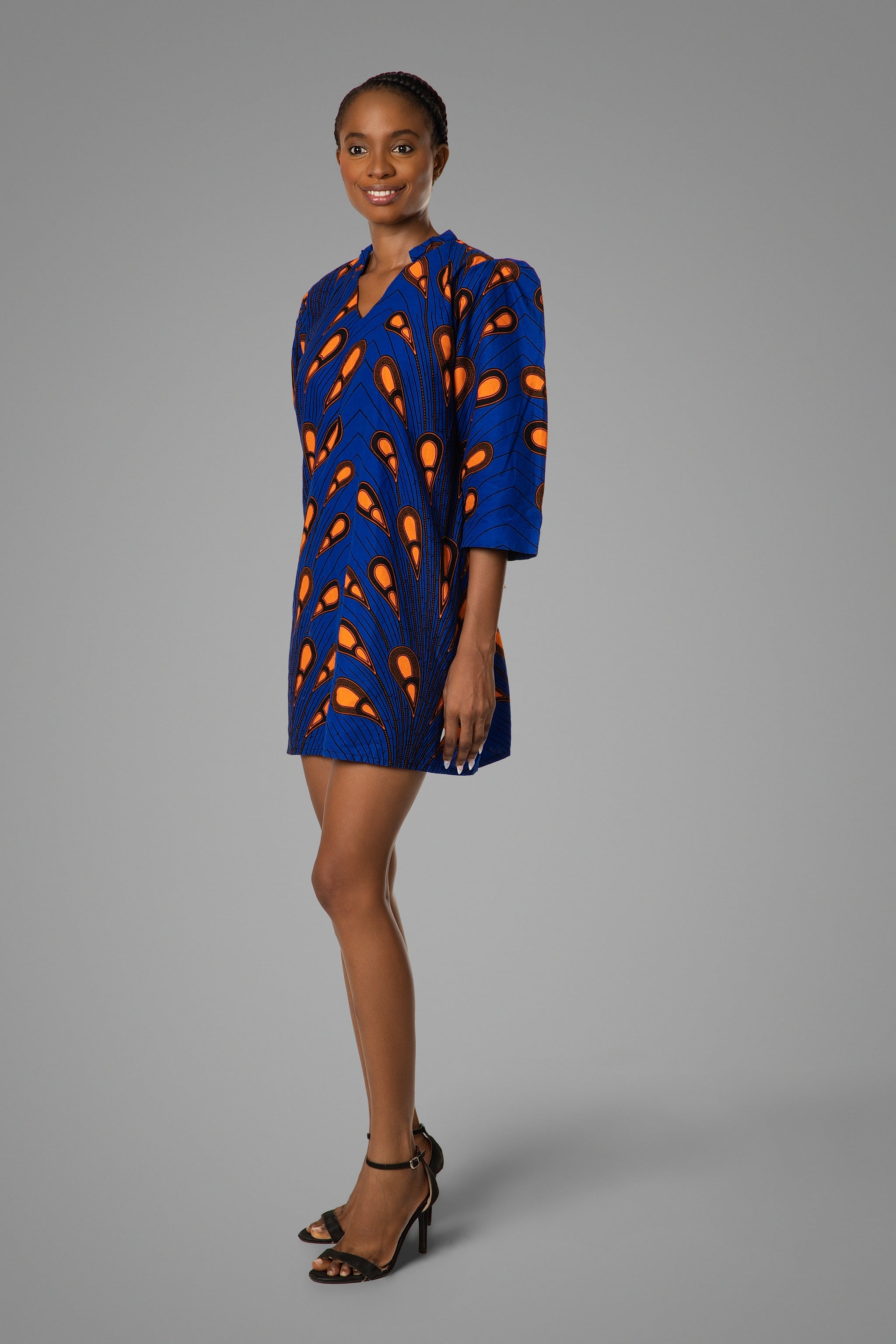 Light Bulb Short Dress - Long Sleeves