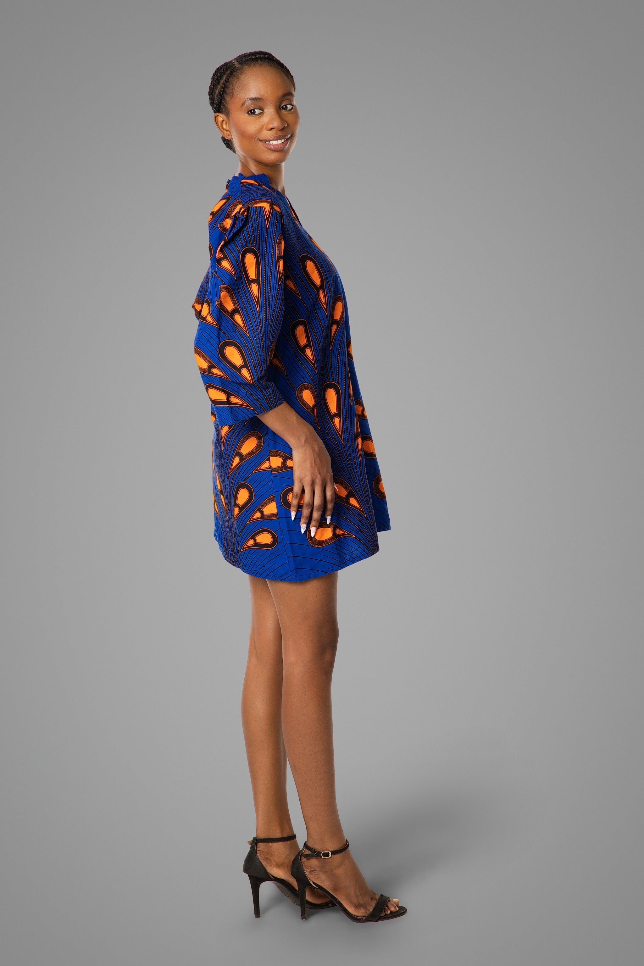 Light Bulb Short Dress - Long Sleeves