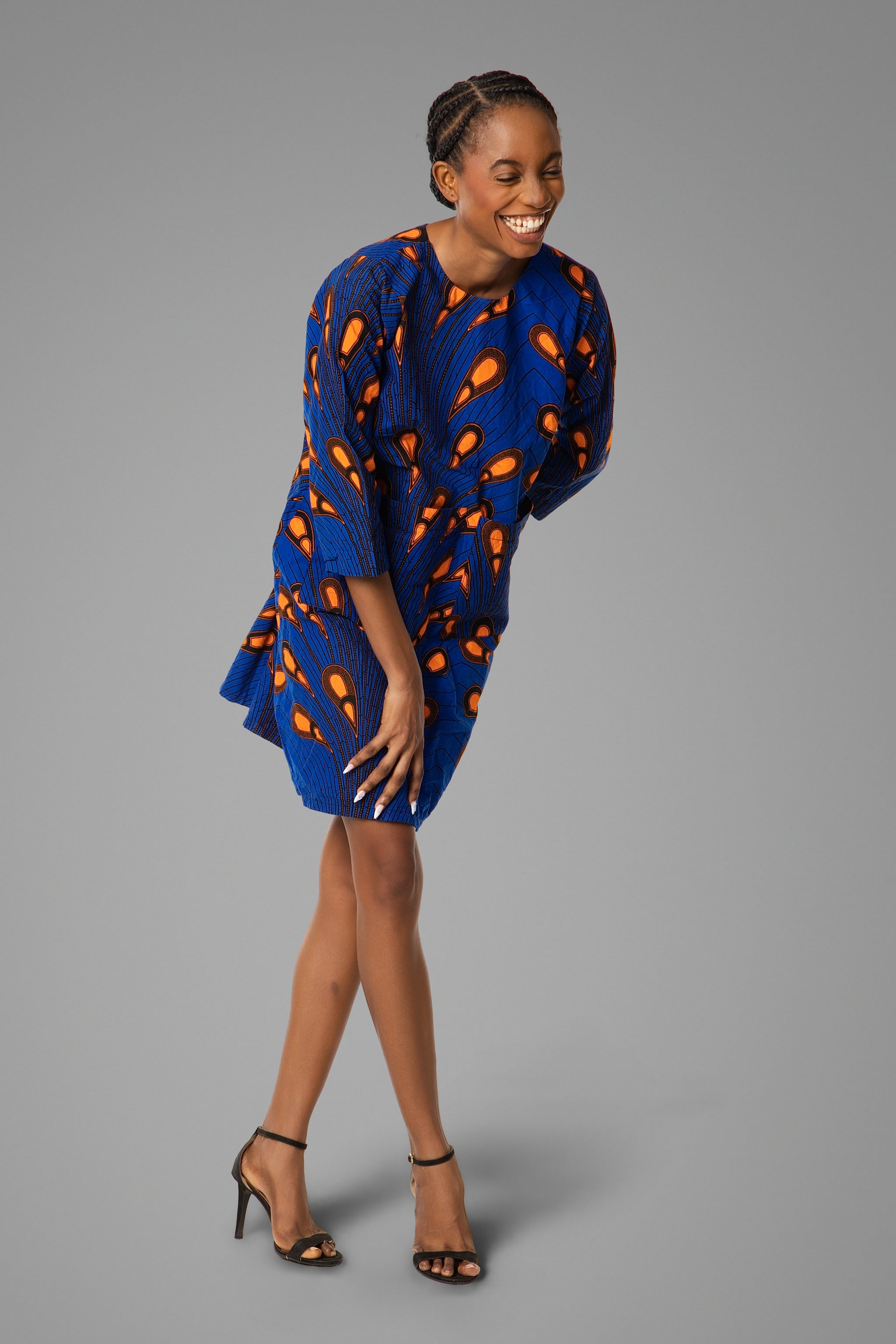 Light Bulb Short Dress - Long Sleeves
