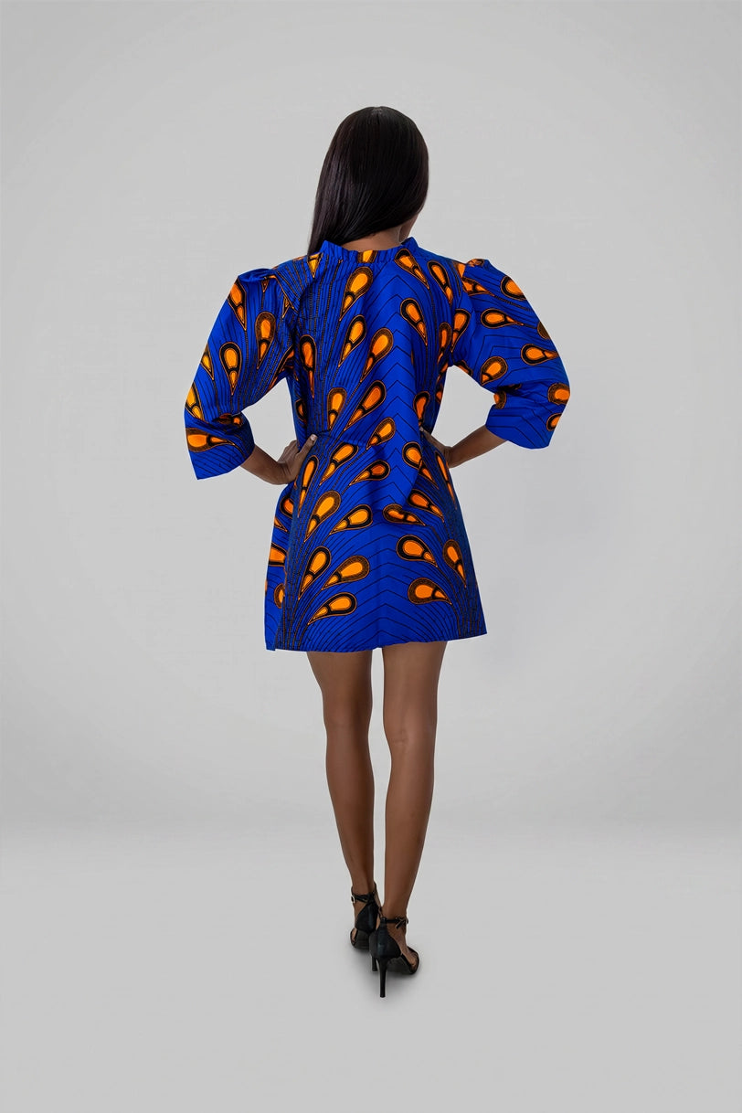 Light Bulb Short Dress - Long Sleeve