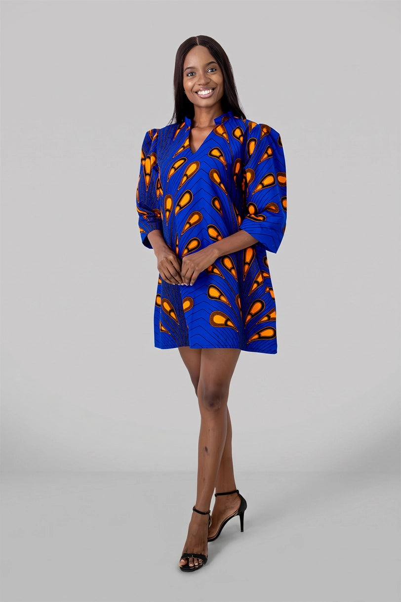 Light Bulb Short Dress - Long Sleeve