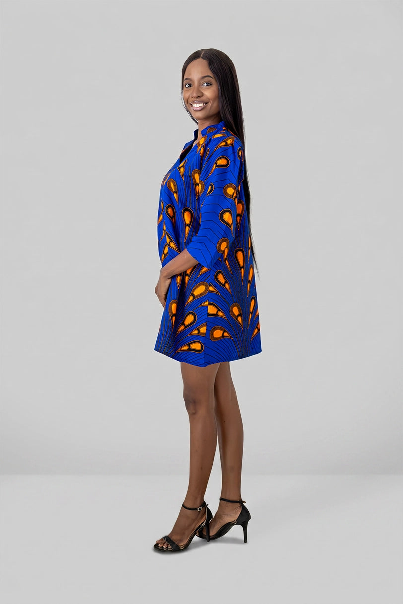 Light Bulb Short Dress - Long Sleeve