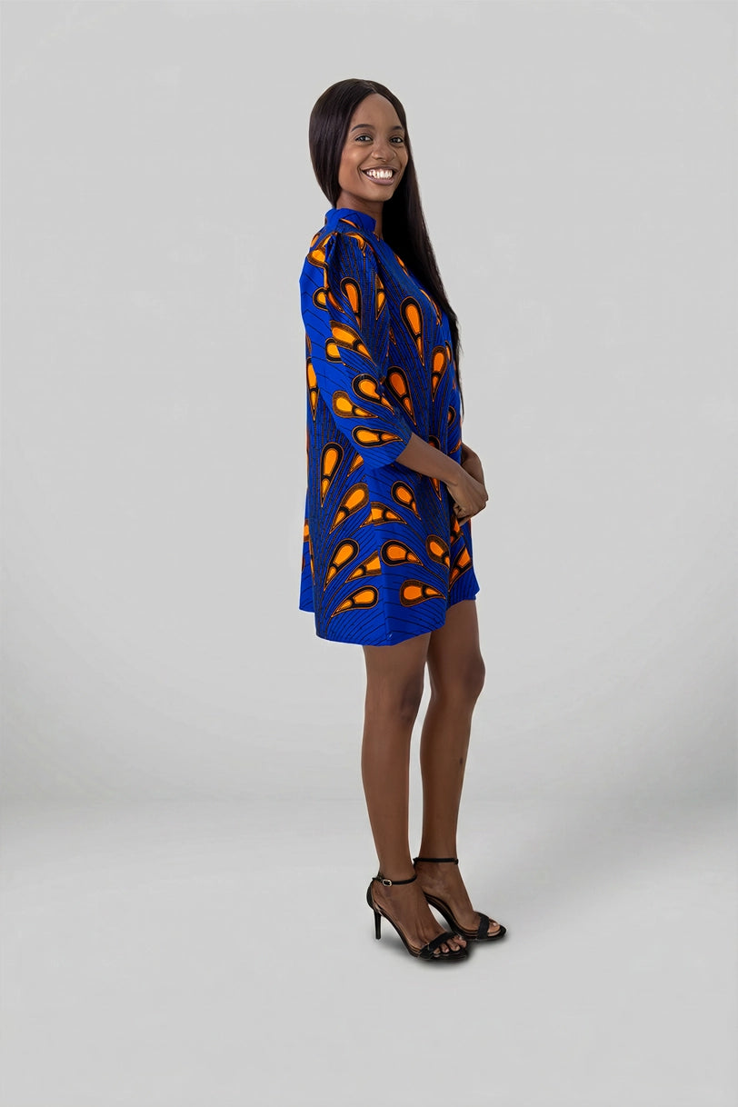 Light Bulb Short Dress - Long Sleeve