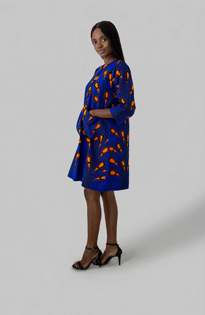 Light Bulb - Short Dress With Pockets