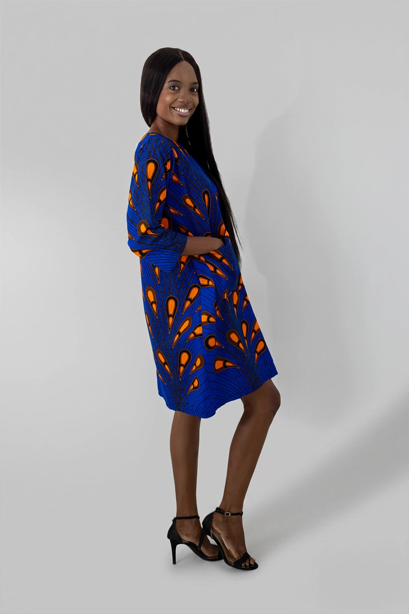 Light Bulb - Short Dress With Pockets